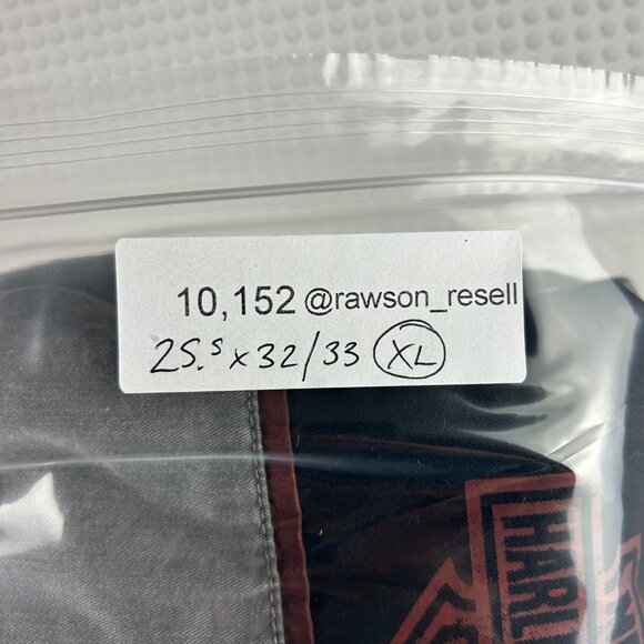 Harley Davidson Motorcycle Mechanic Shirt XL Short Sleeve Gray Faded Work Wear - Picture 7 of 7